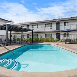 The 5800 Apartments - Take a dip in our sparkling blue pool