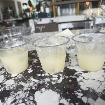 Petite Edith - The inconsistent drink pour the three of us got for the same drink. Like why? - French Near Me - Chicago, Illinois