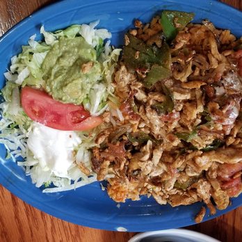 Los Potrillos - The Pepe Plato, Grilled Chicken rice and the unbelievable cheese sauce - Mexican Near Me - Normal, Illinois