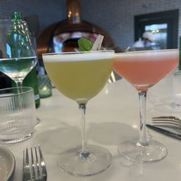 The drinks.