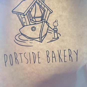 Portside Bakery - a drawing of a boat on a paper bag - Bakeries Near Me Portside Bakery - a drawing of a boat on a paper bag - Bakeries Near Me