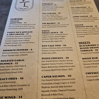 PUBlic Legacy - Menu - Cocktail Bars Near Me - Orange, California