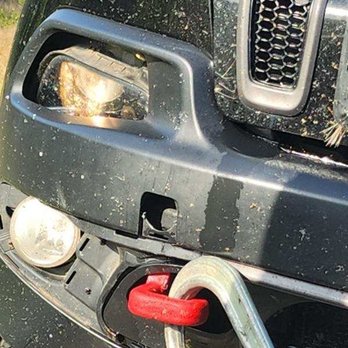 Dave's Collision Center - Showing the headlight pointed downward & a piece missing off of the fog light! - Body Shops Near Me - Carbondale, Illinois Dave's Collision Center - Showing the headlight pointed downward & a piece missing off of the fog light! - Body Shops Near Me - Carbondale, Illinois