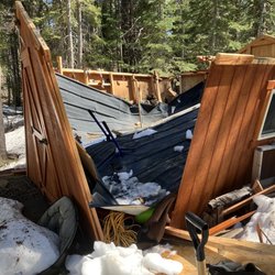 Durabuilt Storage Barns - Collapsed shed