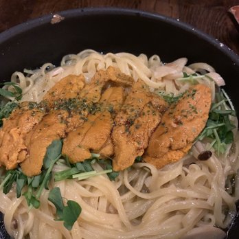 Green Leaf Cafe - Uni with pasta - Sushi Bars Near Me - Burnaby, British Columbia Green Leaf Cafe - Uni with pasta - Sushi Bars Near Me - Burnaby, British Columbia