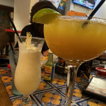 Pedros Tacos & Tequila Bar - a margarita and a margarita - Mexican Near Me - Semmes, Alabama