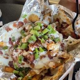 Chicken bacon ranch fries