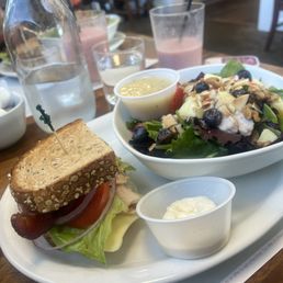 1/2 salad and 1/2 sandwich combo 1/2 salad and 1/2 sandwich combo
