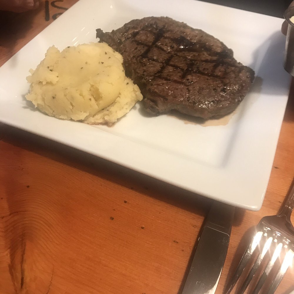 Jackson Ranch Steakhouse - Ribeye with mashed potatoes - Steakhouses Near Me - Socorro, New Mexico Jackson Ranch Steakhouse - Ribeye with mashed potatoes - Steakhouses Near Me - Socorro, New Mexico