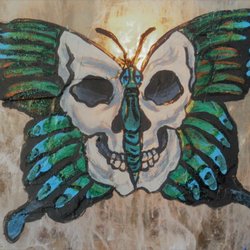 One Of A Kind Gifts & Treasures - Hand painted Selenite slabs.