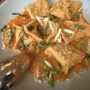 Acadia - Lemon-Artichokes Ravioli Dinner - Mediterranean Near Me - New York, New York Acadia - Lemon-Artichokes Ravioli Dinner - Mediterranean Near Me - New York, New York