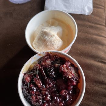 The Peach Cobbler Factory - Blackberry Peach Cobbler - Desserts Near Me - High Point, North Carolina The Peach Cobbler Factory - Blackberry Peach Cobbler - Desserts Near Me - High Point, North Carolina