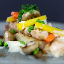 Restaurant Die Schule - Schulzeit 2.0 - Hühnerfrikassee