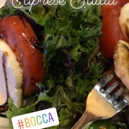 Caprese Salad tasted fresh and the balsamic glaze added just the right savory flavor!