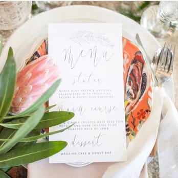 Planning For Paradise - Wedding Menu. Featured on Wedding Chicks. - Wedding Planning Near Me Planning For Paradise - Wedding Menu. Featured on Wedding Chicks. - Wedding Planning Near Me