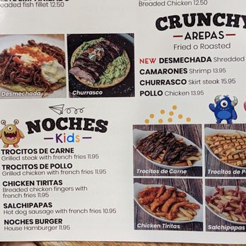 Noches de Colombia - Kid's Menu - Colombian Near Me - Jersey City, New Jersey