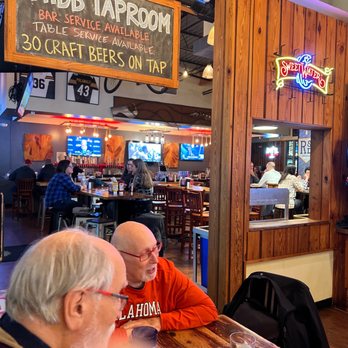 Town Hall Burger & Beer - Durham - Bar with TVs and a good many taps. - Burgers Near Me - Durham, North Carolina