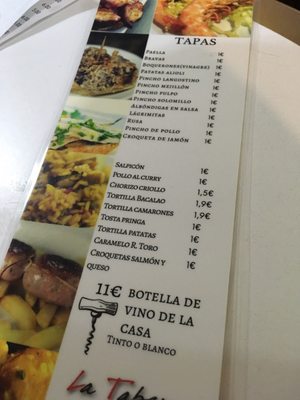 Menu photo 1 La Taberna de Álvaro Málaga, MA
