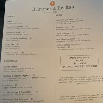 Brimmer & Heeltap - 08.20.26 - New American Near Me - Seattle, Washington Brimmer & Heeltap - 08.20.26 - New American Near Me - Seattle, Washington