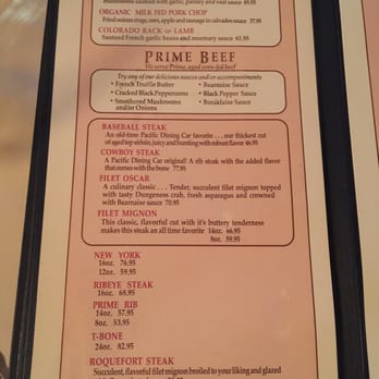 Pacific Dining Car - Price as of June 2015 - Steakhouses Near Me - Los Angeles, California Pacific Dining Car - Price as of June 2015 - Steakhouses Near Me - Los Angeles, California