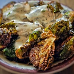 The Grit Counter - North Charleston - Russell Sprouts side dish.