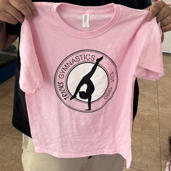 Tricks Gymnastics - Eldest's Free shirt! - Dance Schools Near Me - Folsom, California