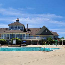 View of 2 pools and Club House. View of 2 pools and Club House.