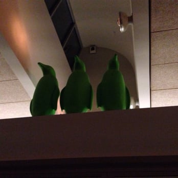 The Hive - Ia am baffled by the green penguins! The restaurant is part of an art gallery! Really well done - Southern Near Me - Bentonville, Arkansas