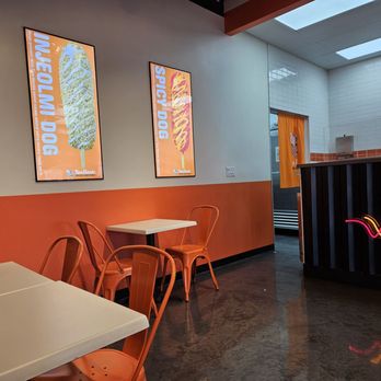 Two Hands Fresh Corn Dogs - Phoenix - the interior of a fast food restaurant - Hot Dogs Near Me - Phoenix, Arizona Two Hands Fresh Corn Dogs - Phoenix - the interior of a fast food restaurant - Hot Dogs Near Me - Phoenix, Arizona