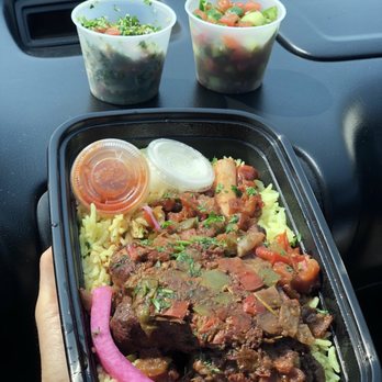 Mazra - 6-Hour Lamb Shank Plate, Tabbouleh Salad, Arabic Salad - Middle Eastern Near Me - San Bruno, California Mazra - 6-Hour Lamb Shank Plate, Tabbouleh Salad, Arabic Salad - Middle Eastern Near Me - San Bruno, California