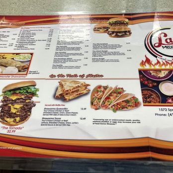 LaVie Mediterranean Grill - Front of Menu - Mediterranean Near Me - Holland, Ohio LaVie Mediterranean Grill - Front of Menu - Mediterranean Near Me - Holland, Ohio