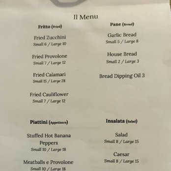 Roland's Trattoria - Appetizer menu in June 2026 - New American Near Me - Washington, Pennsylvania