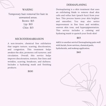 Luminary Spa - Spa Menu - Medical Spas Near Me - Staunton, Virginia