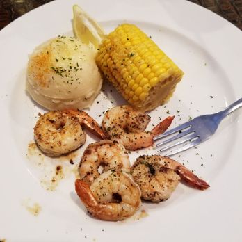 Bluewater Grill - Gulf shrimp dinner (smaller portion for restaurant week) this was grilled version - the mashed potatoes are heavenly - Seafood Near Me - Columbus, Georgia Bluewater Grill - Gulf shrimp dinner (smaller portion for restaurant week) this was grilled version - the mashed potatoes are heavenly - Seafood Near Me - Columbus, Georgia