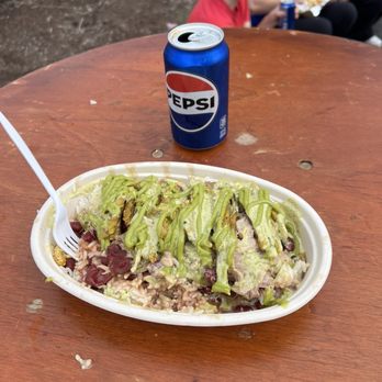 Rob's Kabobs - Rice and Beans pork plate - Food Trucks Near Me - Rochester, New York