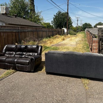 Waste Warriors Junk Removal - Old couches that were removed - Junk Removal & Hauling Near Me