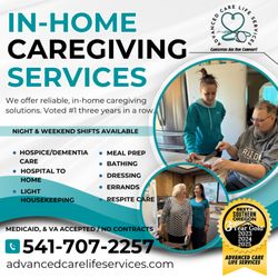 Advanced Care Life Services - We offer In-Home Caregiving Solutions. Voted #1 three years in a row.