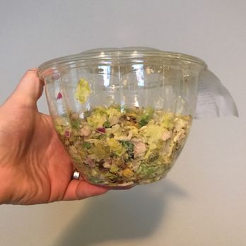 Chop Stop - Their salads have been going down hill in quantity. The last 4 salads have been like this.. - Salad Near Me - Encino, California Chop Stop - Their salads have been going down hill in quantity. The last 4 salads have been like this.. - Salad Near Me - Encino, California