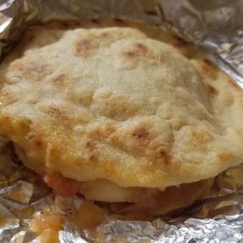 Veronica's Cafe - Papas Con Chile - Spicy Potatoes Gordita - Mexican Near Me - Denton, Texas