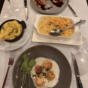 The Winery Restaurant & Wine Bar - Scallop mashed potato duck Macaroni and cheese - Wine Bars Near Me - Tustin, California