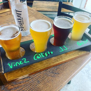MashCraft on Delaware - Beer flight! - Breweries Near Me - Indianapolis, Indiana MashCraft on Delaware - Beer flight! - Breweries Near Me - Indianapolis, Indiana