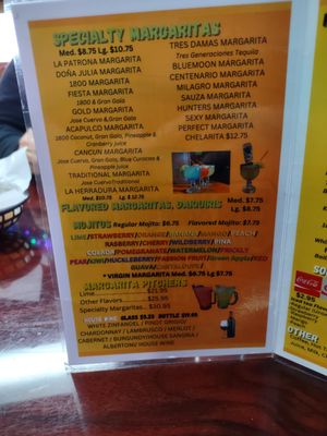 Menu photo 6 Las Margaritas La Crosse, WI