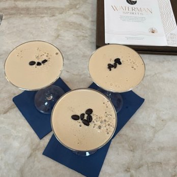 Waterman Spirits - Espresso martinis - Wine Tasting Room Near Me - Virginia Beach, Virginia