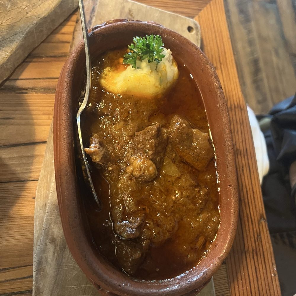 Gulash it was very delicious soft and yummy very authentic