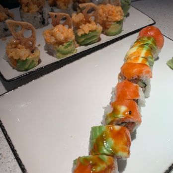 The Fish Restaurant & Sushi Bar - Spiro and Midtown Roll - Sushi Bars Near Me - Houston, Texas