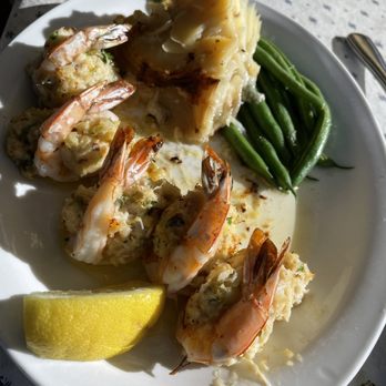 Sandbar & Grill - Shrimp stuffed with lobster. Delicious! - Seafood Near Me - Monterey, California Sandbar & Grill - Shrimp stuffed with lobster. Delicious! - Seafood Near Me - Monterey, California