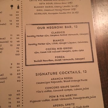 Sorellina - Menu - Wine Bars Near Me - Hoboken, New Jersey