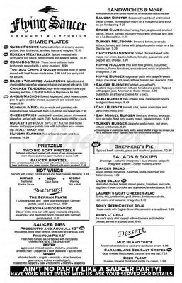 Menu photo 7 Flying Saucer Draught Emporium Raleigh, NC Menu photo 7 Flying Saucer Draught Emporium Raleigh, NC