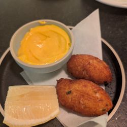 Smoked fish croquettes
