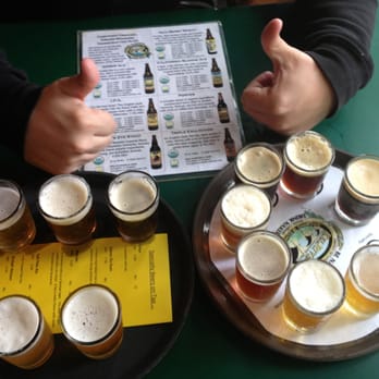 Eel River Brewing - The full beer sampler... along with my husband's seal of approval. :) - Pubs Near Me - Fortuna, California Eel River Brewing - The full beer sampler... along with my husband's seal of approval. :) - Pubs Near Me - Fortuna, California
